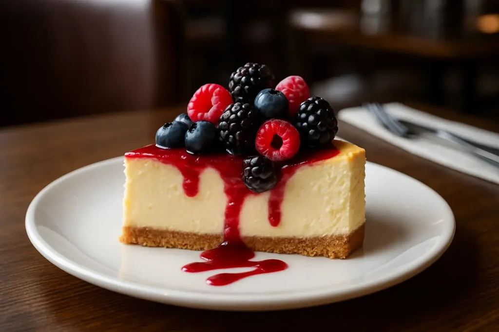 BERRIES CHEESECAK at Deep Blue Menu