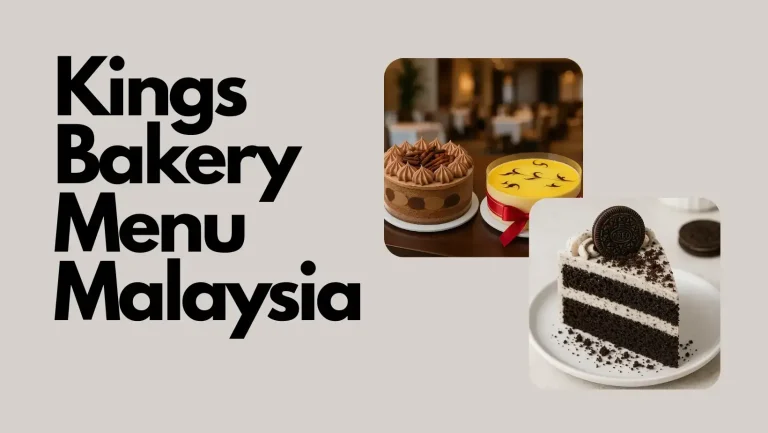 Kings Bakery Menu Malaysia